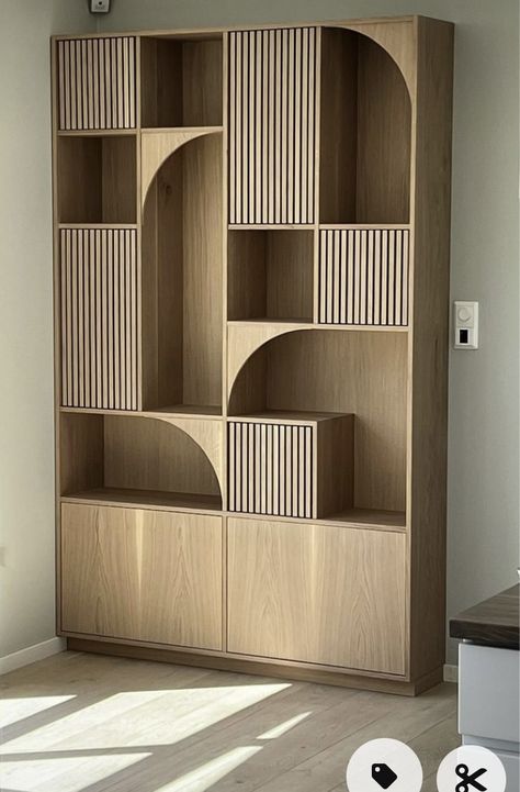 Whole Wall Bookshelf, Modular Storage Furniture, Unique Built Ins, Office Storage Design, Shelf With Storage, Creative Bookcases, Drawing Room Design, Mid Century Modern Interior Design, Furniture Design Sketches