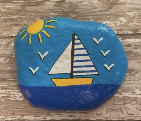 Rock Garden Decor, Painted Rock Garden, Art Bookshelf, Rocks Garden, Painted Stones Ideas, Painted River Rocks, Diy Rock Art, Stone Art Painting, Painted Rocks Kids