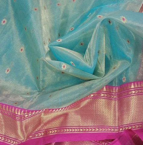 Chanderi Silk Saree Blouse Designs, Tissue Sarees Silk, Nice Patterns, Saree Tassels Designs, Kanjivaram Sarees Silk, Chanderi Saree, Fancy Sarees Party Wear, Chanderi Silk Saree, Designer Silk Sarees