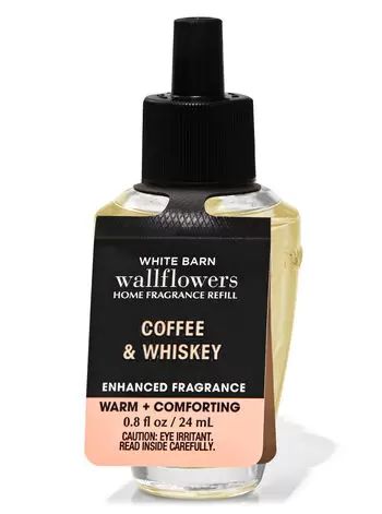 Coffee & Whiskey Wallflowers Fragrance Refill | Bath & Body Works The Wallflowers, Best Home Fragrance, Warm Vanilla Sugar, Bath & Body Works, Champagne Toast, White Barn, Vanilla Sugar, Snickerdoodles, Store Signs