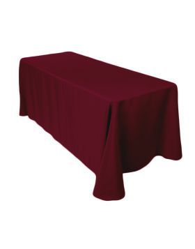 90 x 132 in. Rectangular Polyester Tablecloth Burgundy Linen Tablecloth Wedding, Craft Fair Table, Cloth Table Covers, Black Tablecloth, Wedding Tablecloths, Tablecloth Sizes, Rectangle Tablecloth, Tablecloth Fabric, Black Rectangle