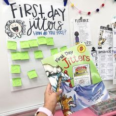 Jitter Juice Anchor Chart, First Day Jitters Anchor Chart, Kindergarten First Week, Classroom Corner, Marshmallow Shooter, Kindergarten Art Activities, First Day Jitters, Effective Classroom Management, Teaching Online