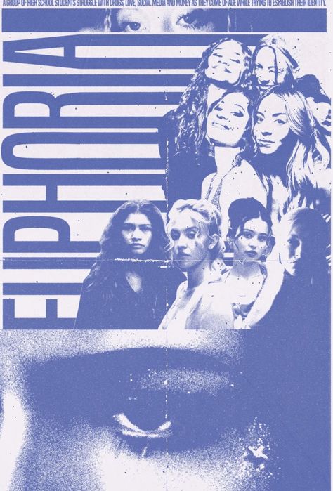 Euphoria Cartoon, Euphoria Movie Poster, Euphoria Poster, Nara Smith, Feminine Wallpaper, Room Things, Photoshop Tutorial Design, Picture Boxes, Random Inspiration