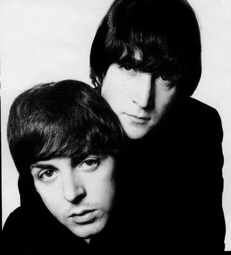 "I told John to close his eyes because I could feel this tension between him and Paul. I did them (together) afterwards; I got... David Bailey Photography, John Lennon Paul Mccartney, Lennon And Mccartney, The White Album, Beatles Photos, David Bailey, Beatles Fans, Celebrity Culture, The Fab Four