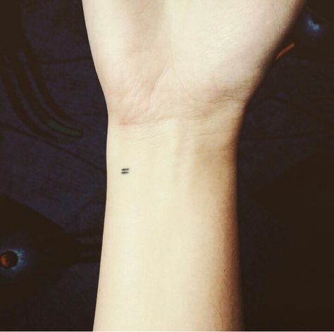 Equality Equal Sign Tattoo, Equal Tattoo, Equality Tattoo, Ink Tattoo, Triangle Tattoo, Tattoo Designs, Tattoos, My Style