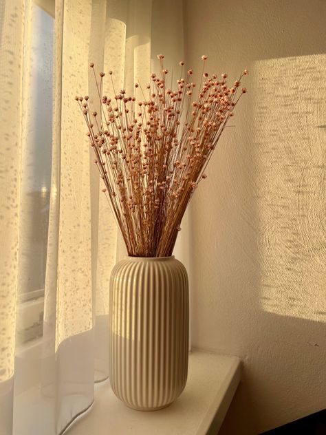 creme vase from ikea :) Ikea Vase, Aesthetic Vase, Ikea Vases, Vase