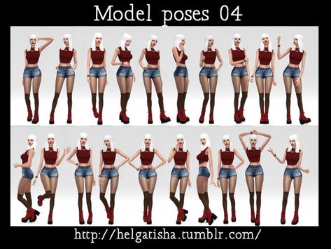 Sims4 Cas Poses, Render Hair, Cas Poses, Sims 4 Poses, Poses Model, Cc Shopping, 4 Poses, Model Pose, Sims 4 Cas