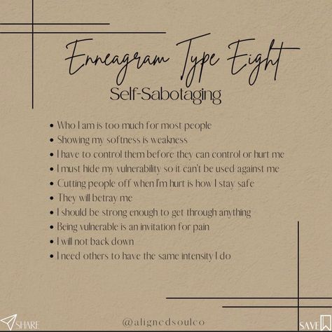 Enneagram 8 Wing 7, Enneagram 8w9, 8 Enneagram, Enneagram Type 8, Enneagram 8, Enfj Personality, Enneagram Types, Mbti Personality, Limiting Beliefs