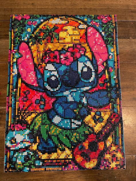 Finished Stich diamond painting, in good condition with no border Diamond Art Aesthetic, Perler Bead, Diamond Art, Perler Beads, Art Project, Secret Santa, Christmas List, Disney Pixar, Diamond Painting