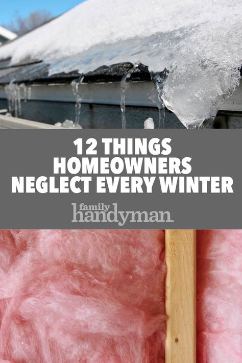 12 Things Homeowners Neglect Every Winter Diy Home Decor For Apartments, Easy Home Improvement Projects, House Repair, Home Improvement Loans, Challenge Accepted, Family Handyman, Home Repairs, Diy Home Improvement, Home Maintenance