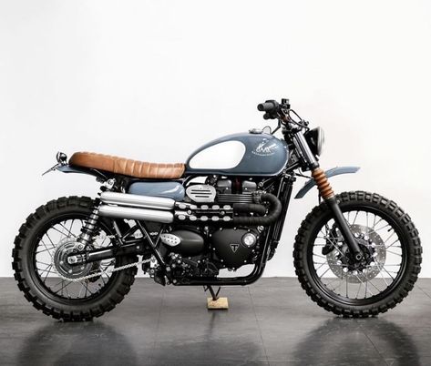 Triumph Bonneville Scrambler, Triumph Street Scrambler, Custom Scrambler, Custom Triumph, Triumph Motorbikes, Moto Triumph, Triumph Street Twin, Moto Scrambler, Street Scrambler