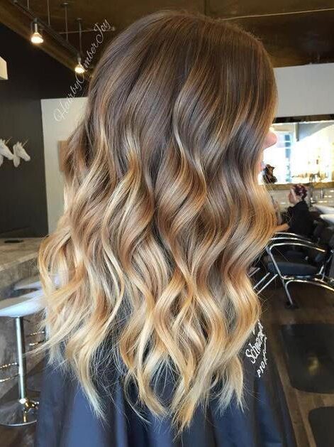 Ash Brown Hair with Golden Blonde Ombré Light Brown Balayage, Balayage Blond, Blonde Balayage Highlights, Brown Ombre Hair, Blond Balayage, Hairstyle Idea, Ombre Hair Blonde, Brown Hair With Blonde Highlights, Caramel Hair