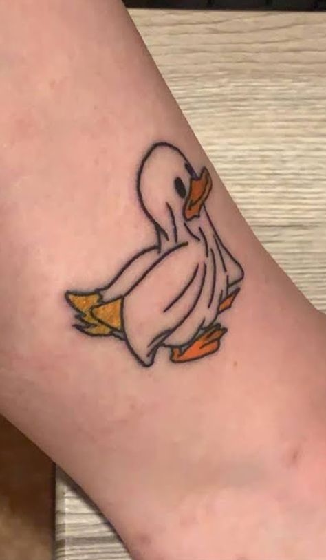 !!!!!NOT MINE!!!!! credits go to the original owner! :) Ghost Duck Tattoo, Duck Tattoos, Smart Auto, Not Mine, I Tattoo, Tattoo Ideas, The Original, Ghost, Angeles