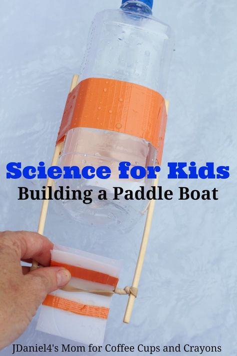 Learn how to build a paddle boat out of a plastic bottle. It's a fun STEM activity you already have the supplies for in your recycling bin! Christmas Crafts For Toddlers Preschool, Pumpkin Stacking, Crafts Toddlers, Pumpkin Mummy, Christmas Learning, Bear Craft, Kids Building, Halloween Crafts Preschool, Engineering Activities