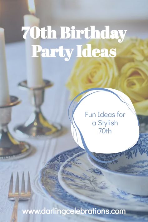 Fun 70th birthday party ideas for a 70th party celebration. #70thbirthday #70birthday #70thbirthdayparty 70 Th Bday Party Ideas, Ladies 70th Birthday Party Ideas, Women’s 70th Birthday, 70 Bday Party Ideas, Ideas For A 70th Birthday Party, 70th Birthday Dinner Party Ideas, 70th Birthday Party Ideas For Mom Centerpieces Table Decorations, Male 70th Birthday Party Ideas, 70 Years Old Birthday Ideas