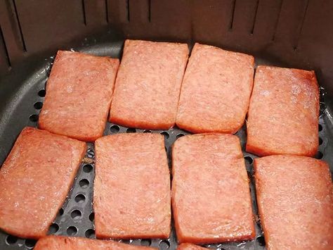 Air Fryer Spam - Cooking Perfected Spam In Air Fryer, Air Fryer Spam Recipes, Air Fryer Spam, Spam Recipes, Classic Grilled Cheese, Yummy Sweet Potatoes, Cooking Bacon, Homemade Hamburgers, Air Fryer Recipes Easy