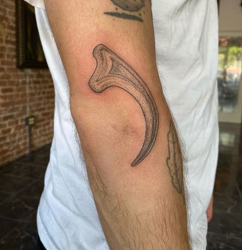 Dinosaur Claw Tattoo, Velociraptor Claw Tattoo, Raptor Claw Tattoo, Tattoo Dino, Velociraptor Tattoo, Raptor Claw, Jurassic Park Tattoo, Atlanta Tattoo, Claw Tattoo