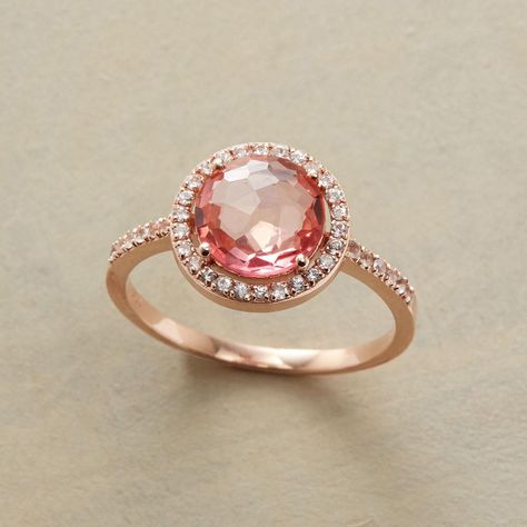 Pink Engagement Rings, Engagement Rings Under 1000, Affordable Diamond Rings, Pink Engagement, Bijoux Art Deco, Pink Topaz Ring, Pretty Engagement Rings, The Bling Ring, Antique Engagement Ring