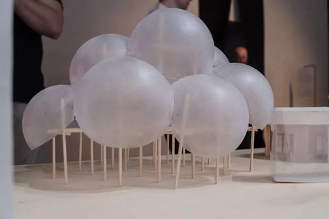 Balloon Architecture, Pneumatic Architecture, Bubble Architecture, Vo Trong Nghia, Island Architecture, Architecture Biennale, Ryue Nishizawa, Venice Architecture, Landscape Model