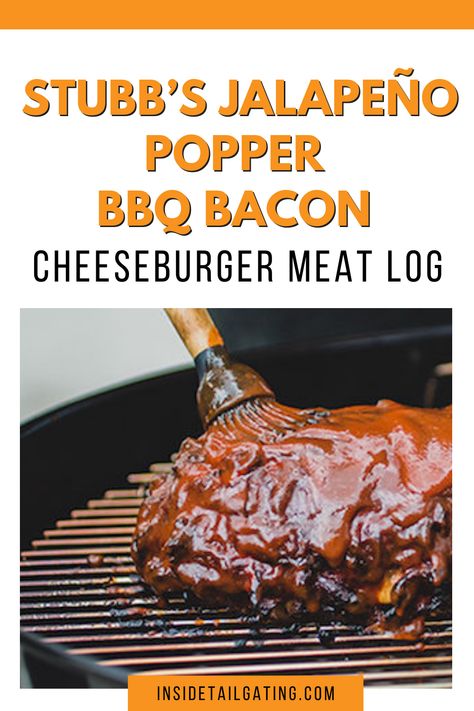 Our friends at Stubb’s Bar-B-Q joined up with FoodBeast to create this recipe and we now know why. This recipe is a beast. Bbq Bacon Cheeseburger, Tailgate Party Food, Tailgating Food, Bbq Bacon, Tailgate Food, Bacon Cheeseburger, Bacon Cheddar, Jalapeno Poppers, Bacon Cheese