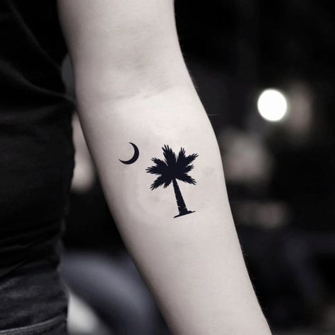 South Carolina Tattoo Ideas, South Carolina Tattoo, Carolina Tattoo, Married Couple Tattoos, C Tattoo, Custom Temporary Tattoos, Girly Tattoos, Temporary Tattoo Stickers, Great Tattoos