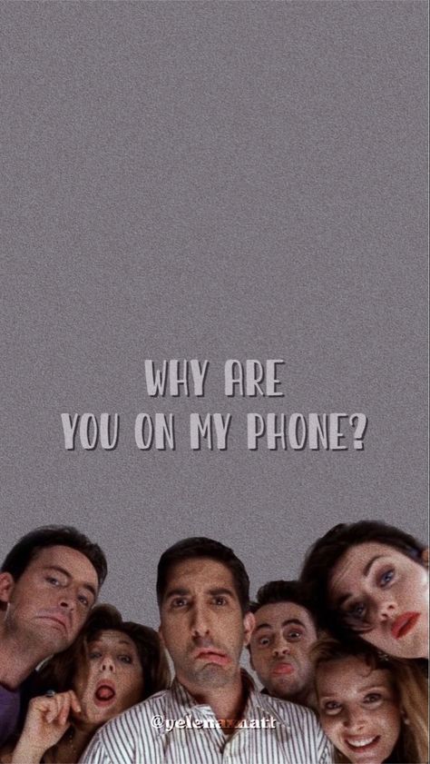 Friendship Wallpaper, Happy Birthday Icons, Chandler Friends, Friends Tv Quotes, Friends Best Moments, Friends Sketch, Friends Scenes, Phone Humor, Friends Cast