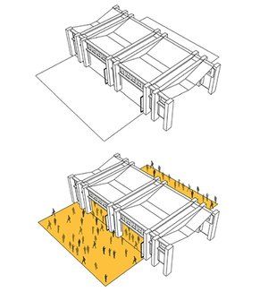 Temporary Exhibition spaces Temporary Exhibition Space, Temporary Exhibition Design, Science Gallery, Temporary Exhibition, Proposal Design, Temporary Structures, Landscape Model, Best Architects, Scientific Discovery