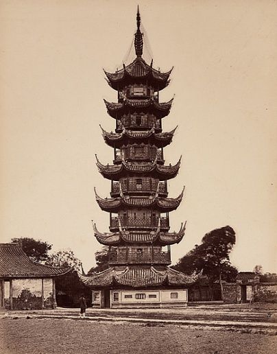 Pagoda Drawing, Song Dynasty Architecture, Pagoda Architecture, Asian Temple, Buddhist Architecture, Chinese Pagoda, Japanese Buildings, Floating Boat, China Culture