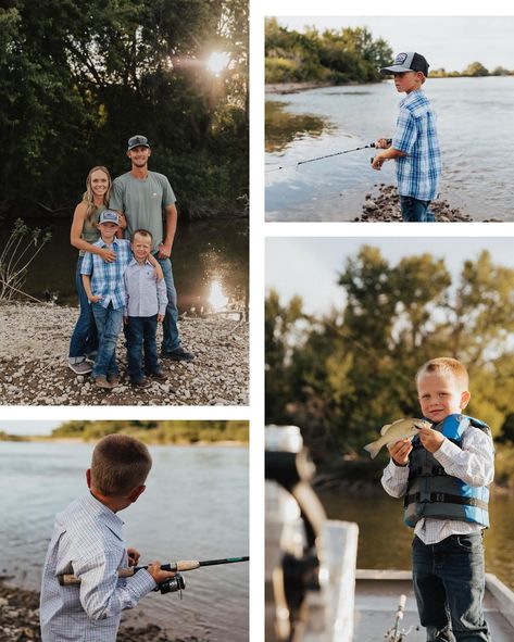 Family Fishing Photoshoot, Fishing Family Photos, Fishing Photos, Family Photoshoot Poses, Fishing Theme, Family Love, Family Pictures, Family Photoshoot, Photoshoot Poses