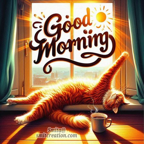 Good Morning Cat Images, Good Morning Cute Images, Good Morning Cats Funny, Funny Good Morning Greetings, Good Morning Cats, Funny Good Morning Wishes, Good Morning Animals, Good Morning Cat, Funny Good Morning Images