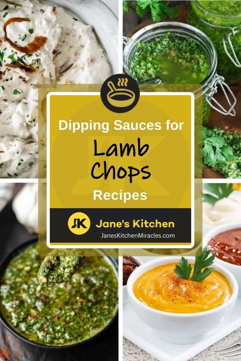 Up your lamb chop experience with these scrumptious dipping sauces. I've found the best dipping sauce recipes that pair perfectly with tender lamb. Find your new favorite accompaniment here! Sauce For Lamb Chops, Best Lamb Chop Recipes, Dipping Sauce Recipes, Recipes Sauces, Lemon Dill Sauce, Grilled Lamb Chops, Lamb Chop Recipes, Healthy Sauces, Lamb Chop