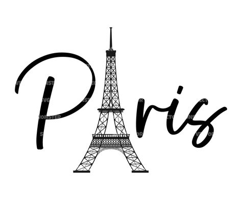 Efile Tower, Paris Vector, Paris Svg, Stencil Vinyl, Saved Pins, Vector Cut Files, Vector Cut, Tour Eiffel, Vector File