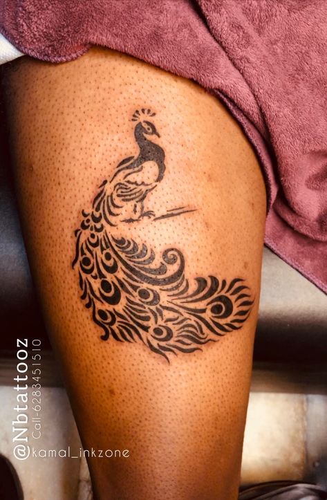 Peacock Tattoo On Thigh, Peacock Tattoo Thigh, Peacock Tattoo Men, Peacock Tattoo Ideas, Peacock Tattoo Design, Peacock Tattoo Designs, Thigh Tattoo Men, Peacock Tattoo, Yakuza Tattoo