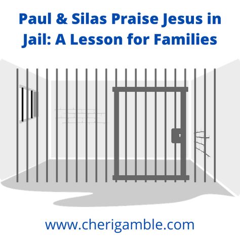 Paul & Silas Praise Jesus: A Lesson for Families – Cheri Gamble Paul And Silas In Jail Craft, Paul Silas, Kids Ministry Lessons, Free Sunday School Lessons, Paul And Silas, Summer Lesson, Garment Of Praise, Praise Jesus, Outreach Ministry