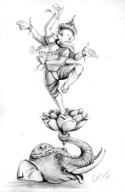 Arte Ganesha, Ganesha Sketch, Word Tattoo Ideas, Cool Nature, Ganesha Drawing, Ganesh Art Paintings, Polynesian Tattoos, Word Tattoo, Buddha Tattoos