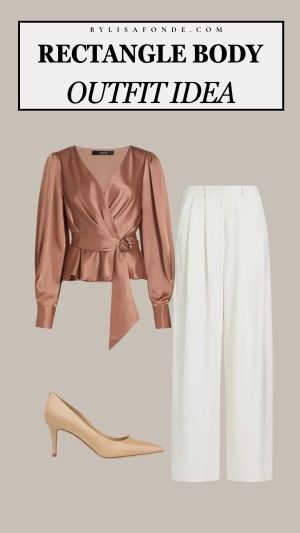 Classy Outfit Ideas for Rectangle Body Shape - By Lisa Fonde Rectangle Body Shape Outfits, Inverted Triangle Body Shape, Rectangle Body Shape, Campus Outfit, Classy Outfit Ideas, Modest Casual Outfits, Wardrobe Styling, Body Outfit, Inverted Triangle