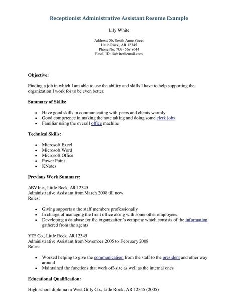 There are some job seekers choose to include a resume objection inside their resumes. The resume objective contains the purpose of your career, It can...  #ResumeWriting  #ResumeExamples #ResumeObjective About Me Resume Example, Summary Ideas, Bank Teller Resume, Office Assistant Resume, Medical Assistant Resume, Receptionist Jobs, Template Design Ideas, Administrative Assistant Resume, Resume Objective Examples