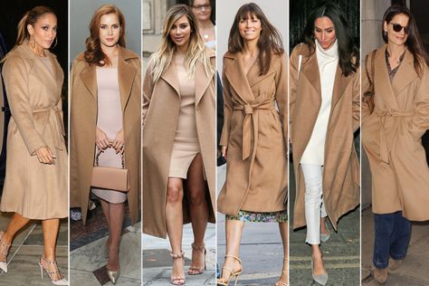 Max Mara Manuela Coat: See Celebrity Fans and Lookalikes for Less | PEOPLE.com Max Mara Manuela Coat, Camel Coat Outfit Classy, Camel Coat Outfit Casual, Camel Coat Outfit, Camel Wool Coat, Max Mara Coat, Belted Wrap Coat, Coat Outfit, Popular Dresses