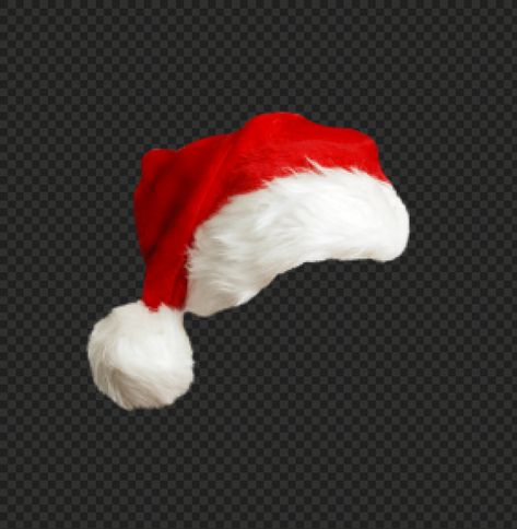 Christmas Png Hat, Christmas Hat Png Transparent, Santa Hat Aesthetic, Christmas Hat Aesthetic, Santa Claus Background, Christmas Hat Png, Baground Images, Pfp Christmas, Yt Thumbnail