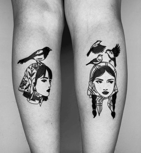 Line Tattoo Portrait, Women Dancing Tattoo, Dancing People Tattoo, Desi Tattoo, 1920s Tattoo, Pin Up Tattoo, Flourish Tattoo, Bird Tattoo, Food Tattoo