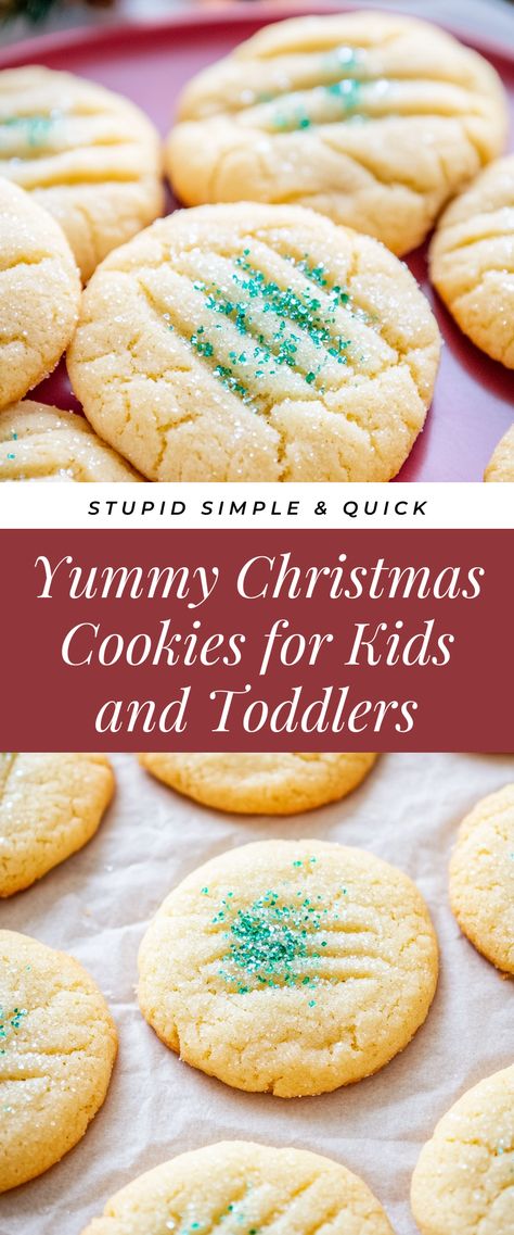 Image for Yummy Christmas Cookies for Kids and Toddlers Toddler Christmas Food, Toddler Christmas Cookies, Christmas Cookies For Toddlers, Cookies For Toddlers, Christmas Cookies For Kids, Yummy Christmas Cookies, Toddler Cookies, Baking With Toddlers, Healthy Christmas Cookies