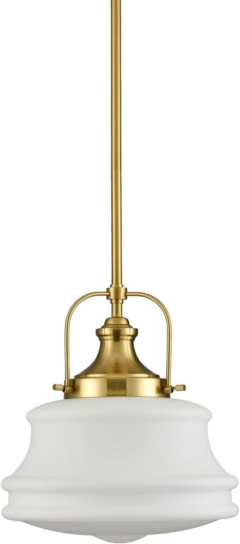 DEYNITE Industrial Pendant Light Fixtures Gold Schoolhouse Hanging Adjustable Light for Kitchen Island - Amazon.com Light Fixtures Black, Light For Kitchen Island, School House Lighting, Light For Kitchen, Traditional Pendant Lighting, Black Light Fixture, Kitchen Decor Modern, Brass Pendant Light, Ceiling Hanging