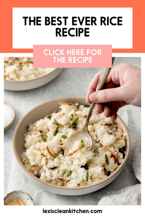 How to Make Rice Pilaf At Home: A guide to rice pilaf made with long grain rice, spaghetti, and flavors of onion, garlic, salt, and butter. Best Rice Pilaf, Easy Rice Pilaf, Best Rice Recipe, Kitchen Website, The Best Rice, Nutritious Desserts, Lexi's Clean Kitchen, Best Rice, Electric Pressure Cooker Recipes