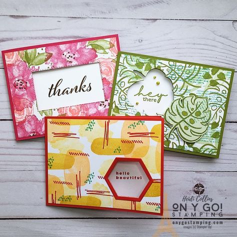 On Y Go! Stamping - ON Y GO! STAMPING Yeti To Party, Artistically Inked, Cut Crafts, Cardmaking Tutorials, Paper Pumpkins, Dsp Cards, Abstract Beauty, Simple Cards Handmade, Easy Cards