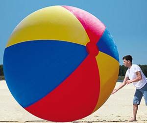 Giant Beach Ball $119.69 Inflatable Pool Toys, Swim Toys, Beach Sport, Pool Party Decorations, Pool Ball, Sand Play, Inflatable Toy, Summer Toys, Water Games