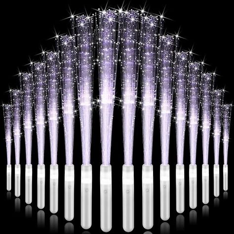 Amazon.com: 200 Pieces Fiber Optic Wand Bulk 13.8 Inch White Glow Stick Wedding Fiber Optic Stick with 3 Light Modes LED Light up Wand Flashing Wand for Bridal Shower Christmas Glow in the Dark Party Favors : Tools & Home Improvement White Glow Sticks, Glow Sticks Wedding, Bridal Shower Christmas, Glow Stick Wedding, Party Sparklers, Glow Stick Party, Glow In The Dark Party, Wedding Wands, Dark Party