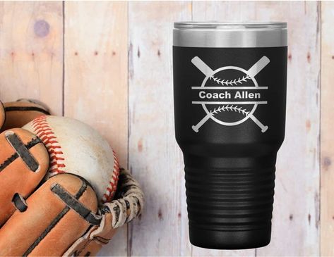 DabbleInDreams - Etsy Coach Tumbler Cups, Baseball Water Bottle, Team Water Bottles, Coach Tumbler, Wrestling Gift, Baseball Coach Gifts, Softball Coach, Water Bottle Gift, Baseball Coach