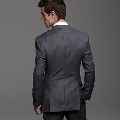 Ludlow Suit Front | Lovely Indeed Suits Men Side View, Suits Men Back View, Suit Back View, Suit Wrinkles Reference, Man In Suit Back View, Suit Reference, Fitted Single-breasted Suit With Notch Lapel, Suits Quotes, Suit Man