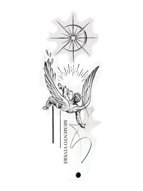 Greek Line Tattoo, Middle Of Back Tattoo, Let It Go Tattoo, Icarus Tattoo, Inside Of Arm Tattoo, Trident Tattoo, Go Tattoo, Compass Rose Tattoo, Line Tattoo Ideas