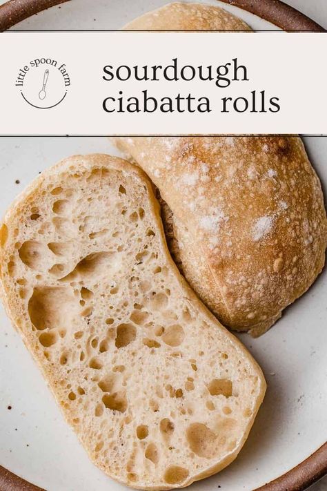 Sourdough Ciabatta Recipe, Sourdough Ciabatta, Ciabatta Bread Recipe, Ciabatta Rolls, Recipe Using Sourdough Starter, Organic Bread, Sourdough Starter Discard Recipe, Sourdough Sandwich, Homemade Sourdough Bread